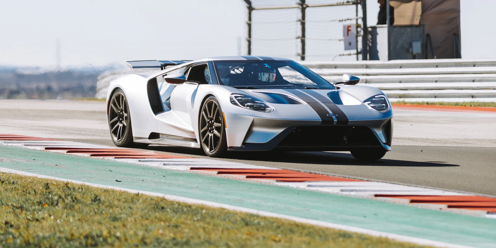 Ford GT on a racetrack
