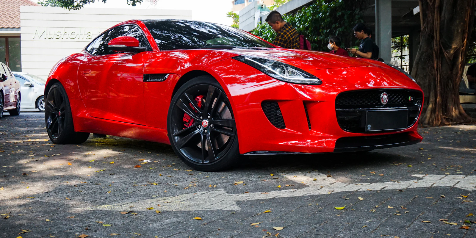 Red Jaguar F-Type
