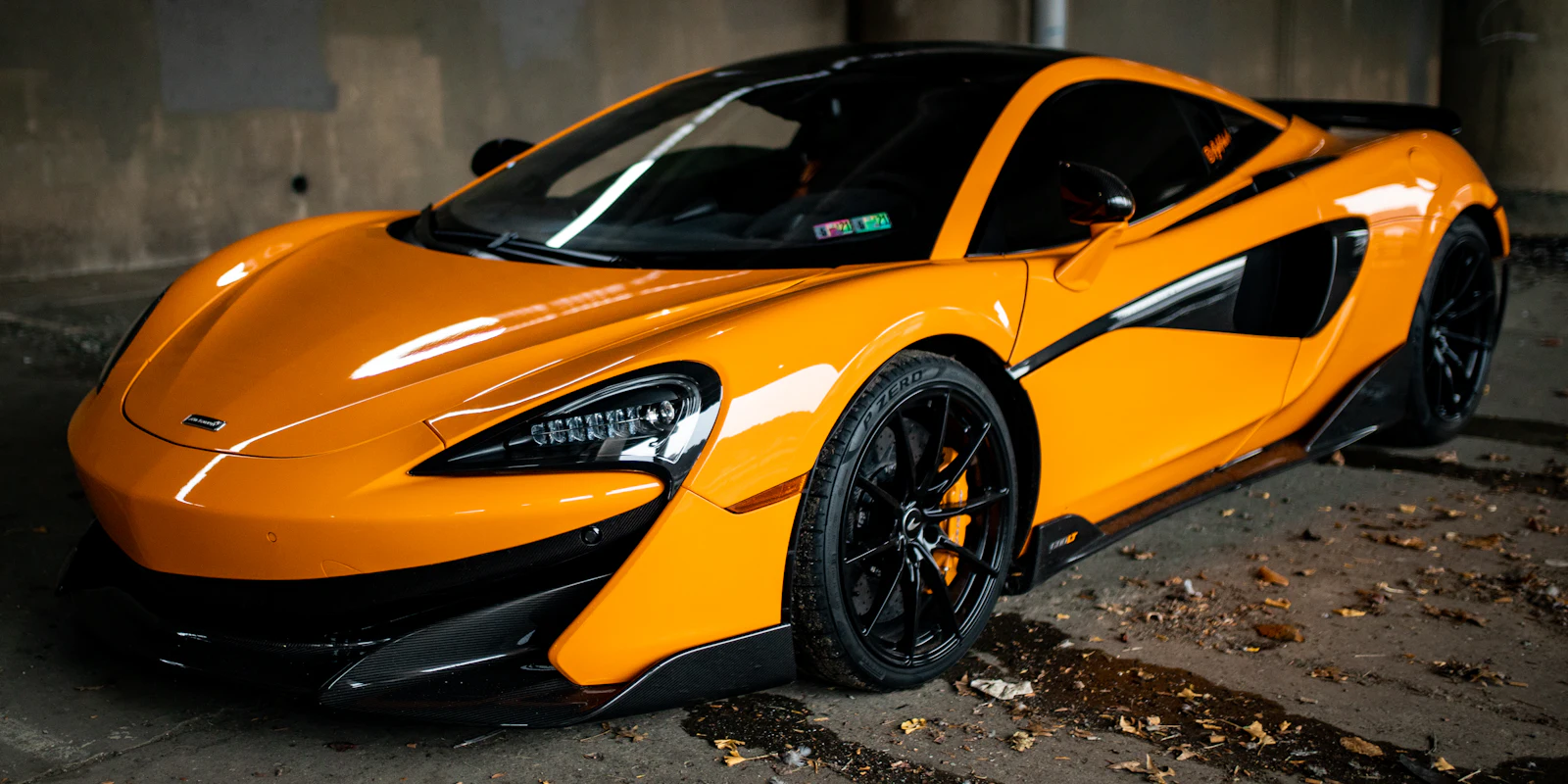 Orange McLaren Sports Series coupe